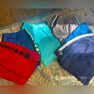 6 pairs boys athletic shorts